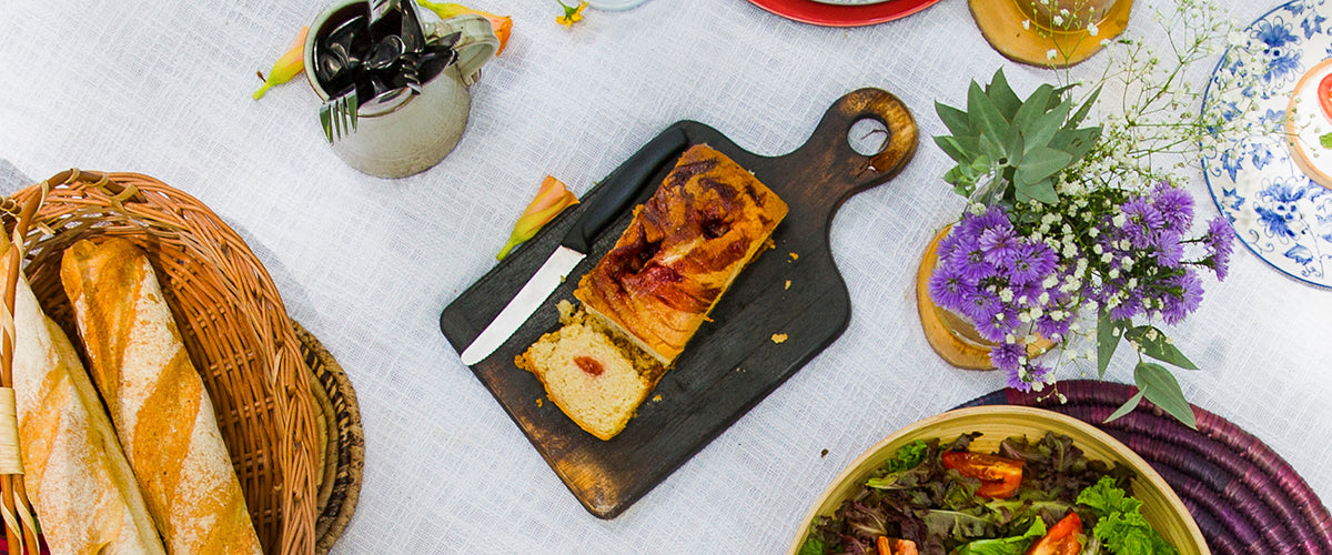 A simple, tart strawberry loaf which has a moist crumb and will always win hearts at tea time!