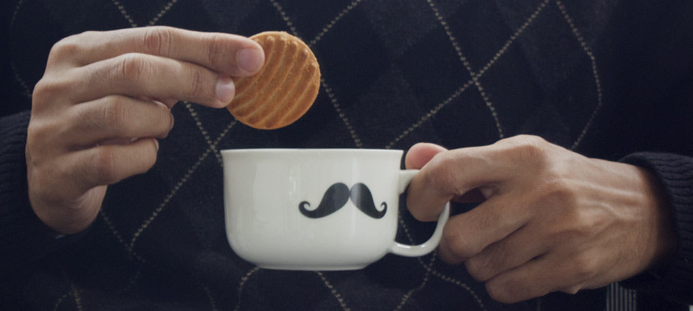 Dunking biscuits in tea