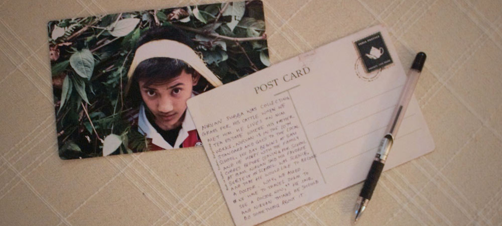 Nirvan Subba, a schoolboy on Mim tea estate in Darjeeling