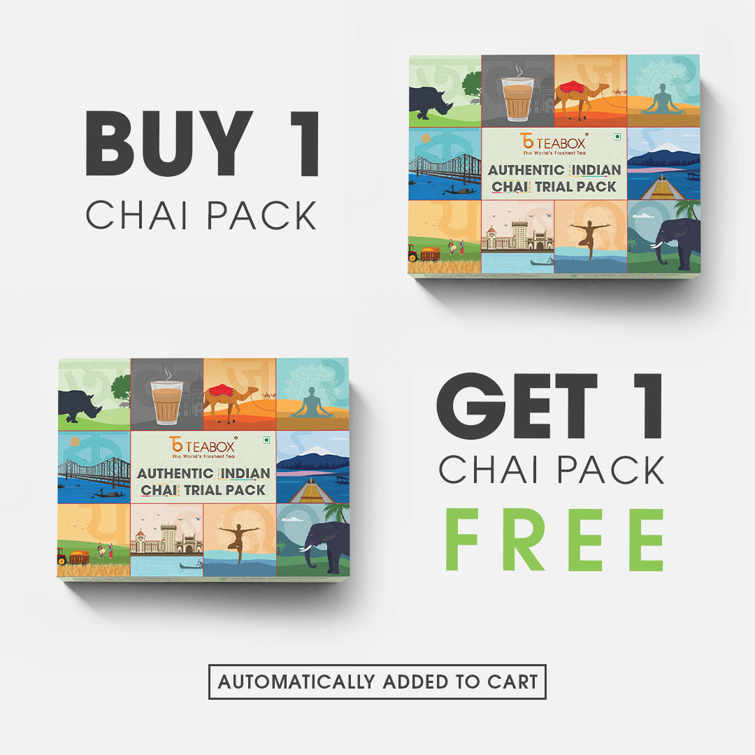Authentic Indian Chai Trial Pack - Buy 10 Chais & Get 10 Chais Free (2 Boxes)
