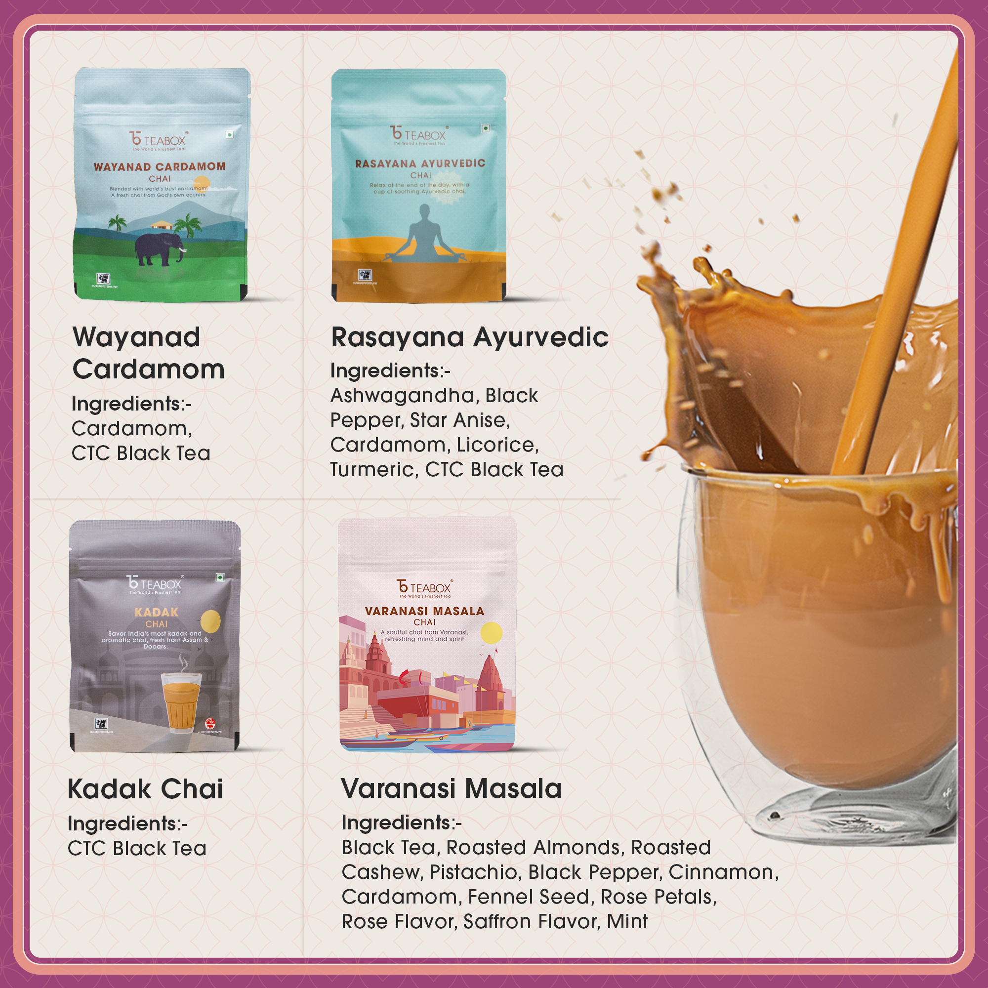 Authentic Indian Chai Trial Pack (Special Diwali Edition)