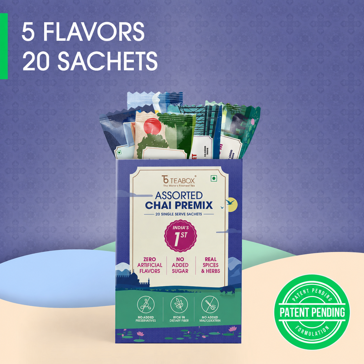 Instant Chai Latte Mix (Pack of 20)