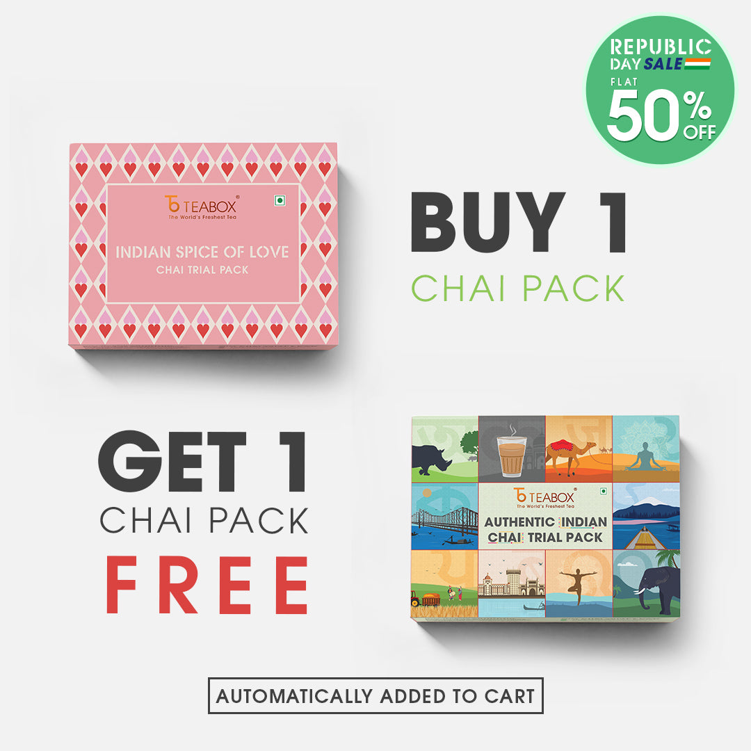 Authentic Indian Chai Sampler (Try One, Gift One)