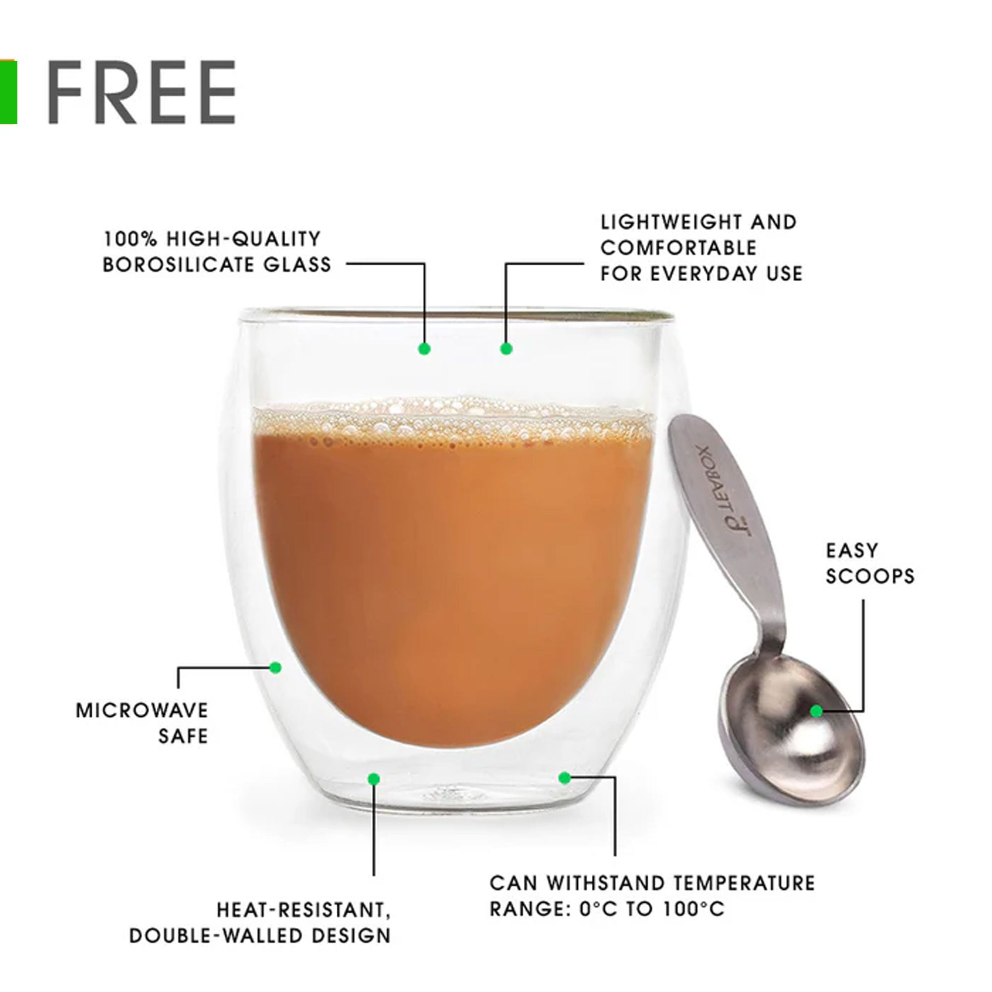 Ayurvedic Chai Trial Pack (Free Valencia Glass Teacup & Ideal Teaspoon)