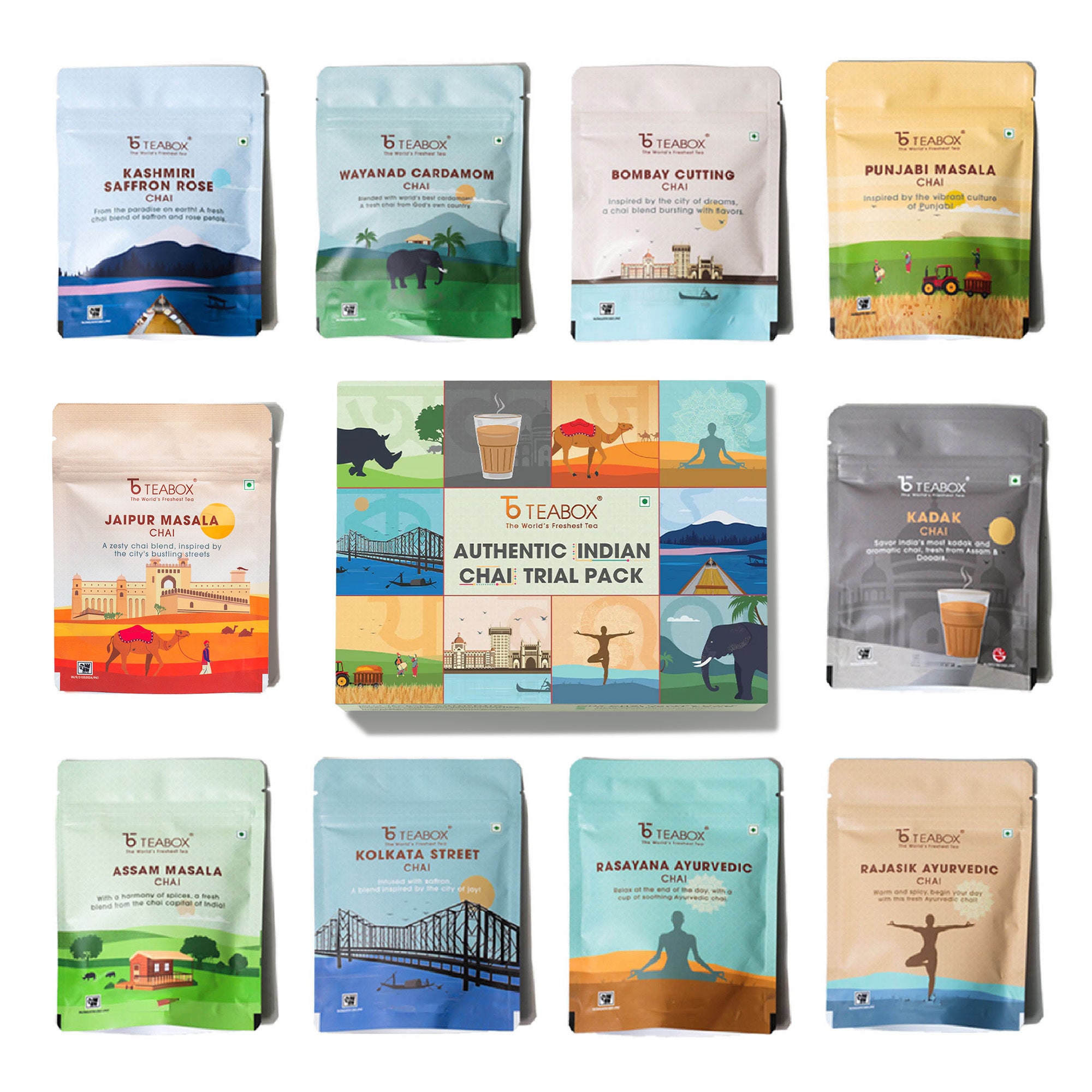 Authentic Indian Chai Trial Pack - Buy 10 Chais & Get 10 Chais Free (2 Boxes)