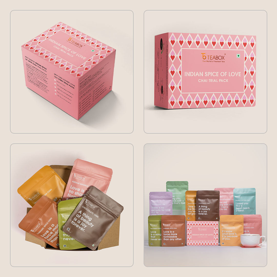 Indian Spice Of Love Chai Trial Pack - Buy 10 Chais & Get 10 Chais Free (2 Boxes)