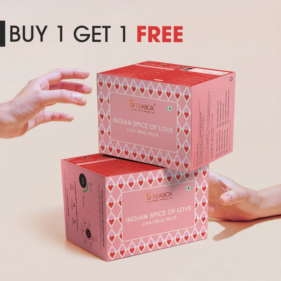 Indian Spice Of Love Chai Trial Pack - Buy 10 Chais & Get 10 Chais Free (2 Boxes)