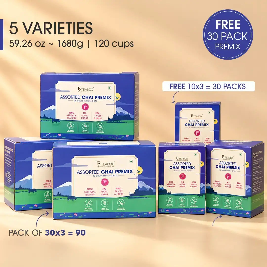 Instant Chai Latte Mix (Packs of 30 + 10 Free)
