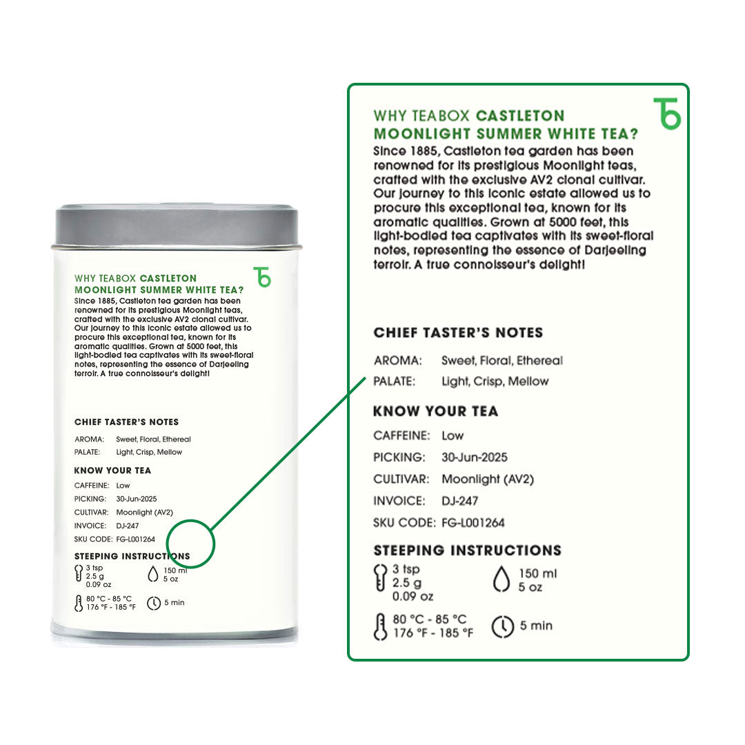 Darjeeling Castleton Moonlight Summer White