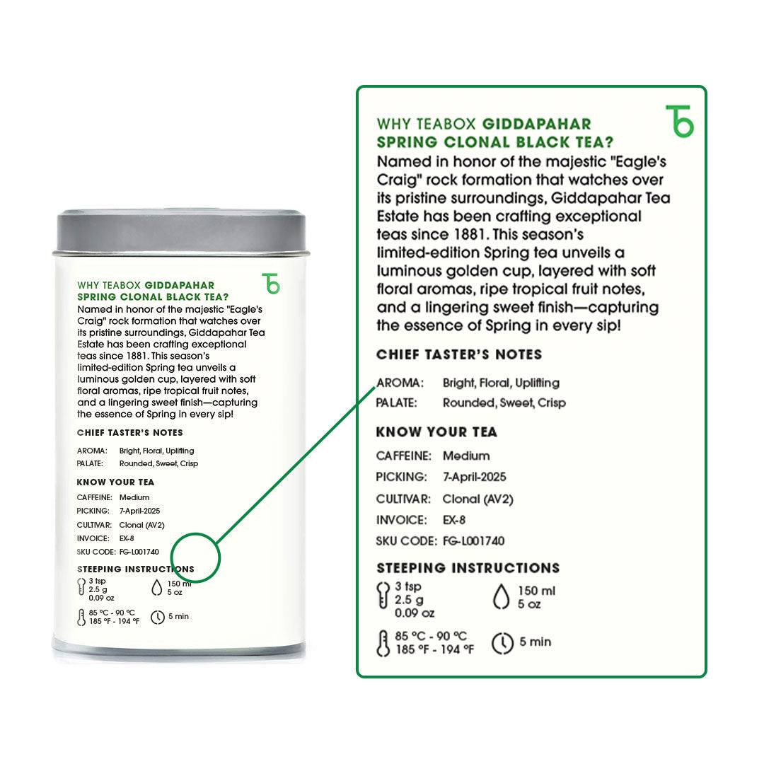 Darjeeling Giddapahar Spring Clonal Black (Limited Edition)