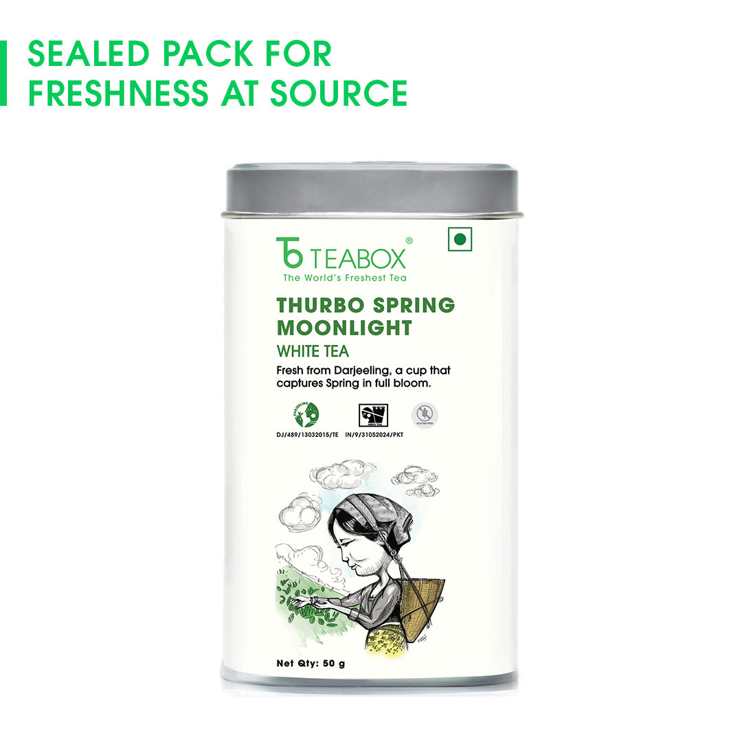 Darjeeling Thurbo Spring Moonlight White