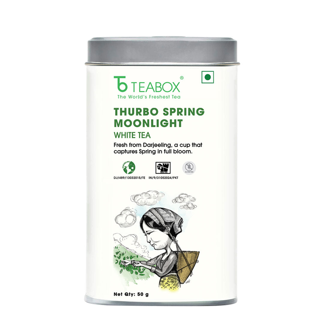 Darjeeling Thurbo Spring Moonlight White