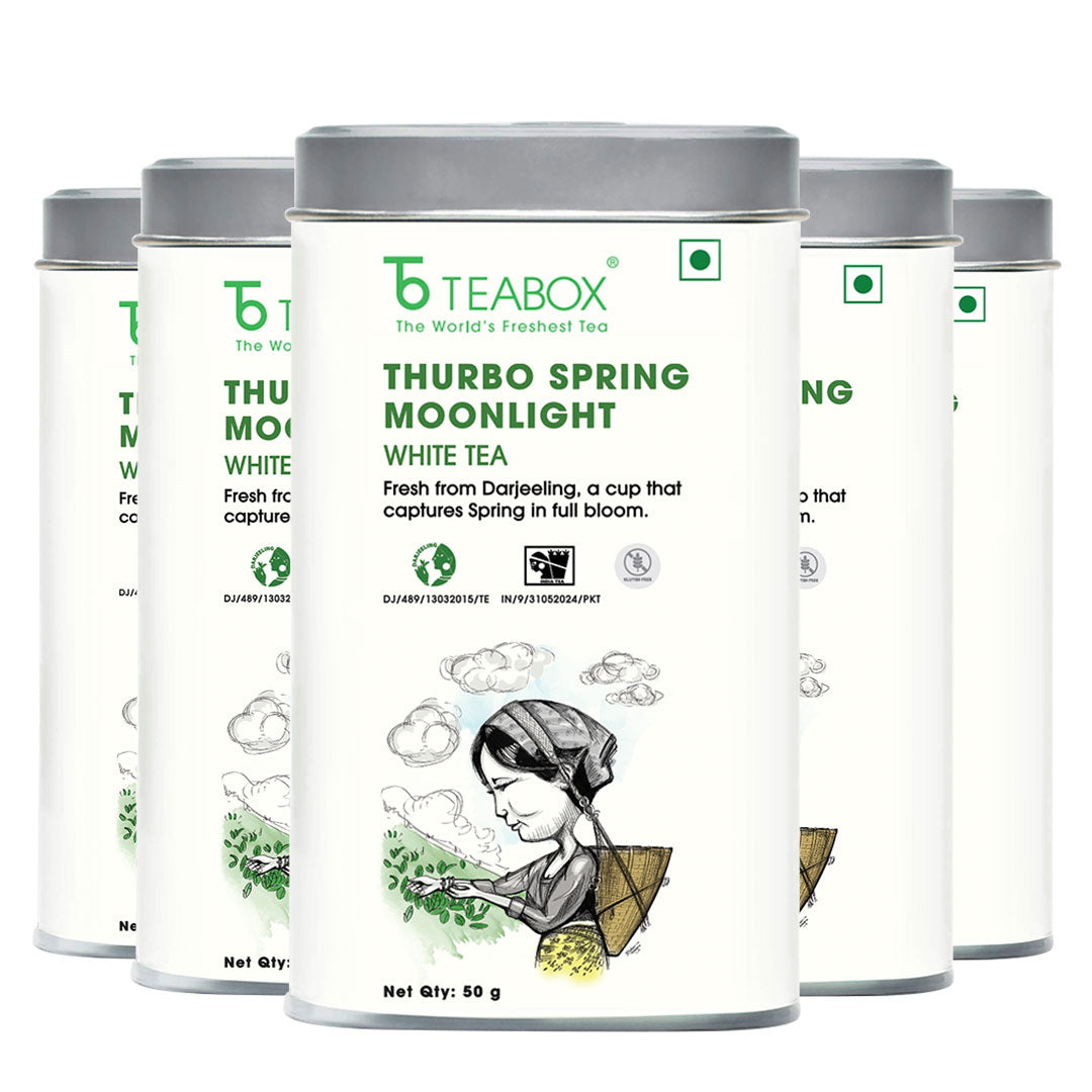 Darjeeling Thurbo Spring Moonlight White