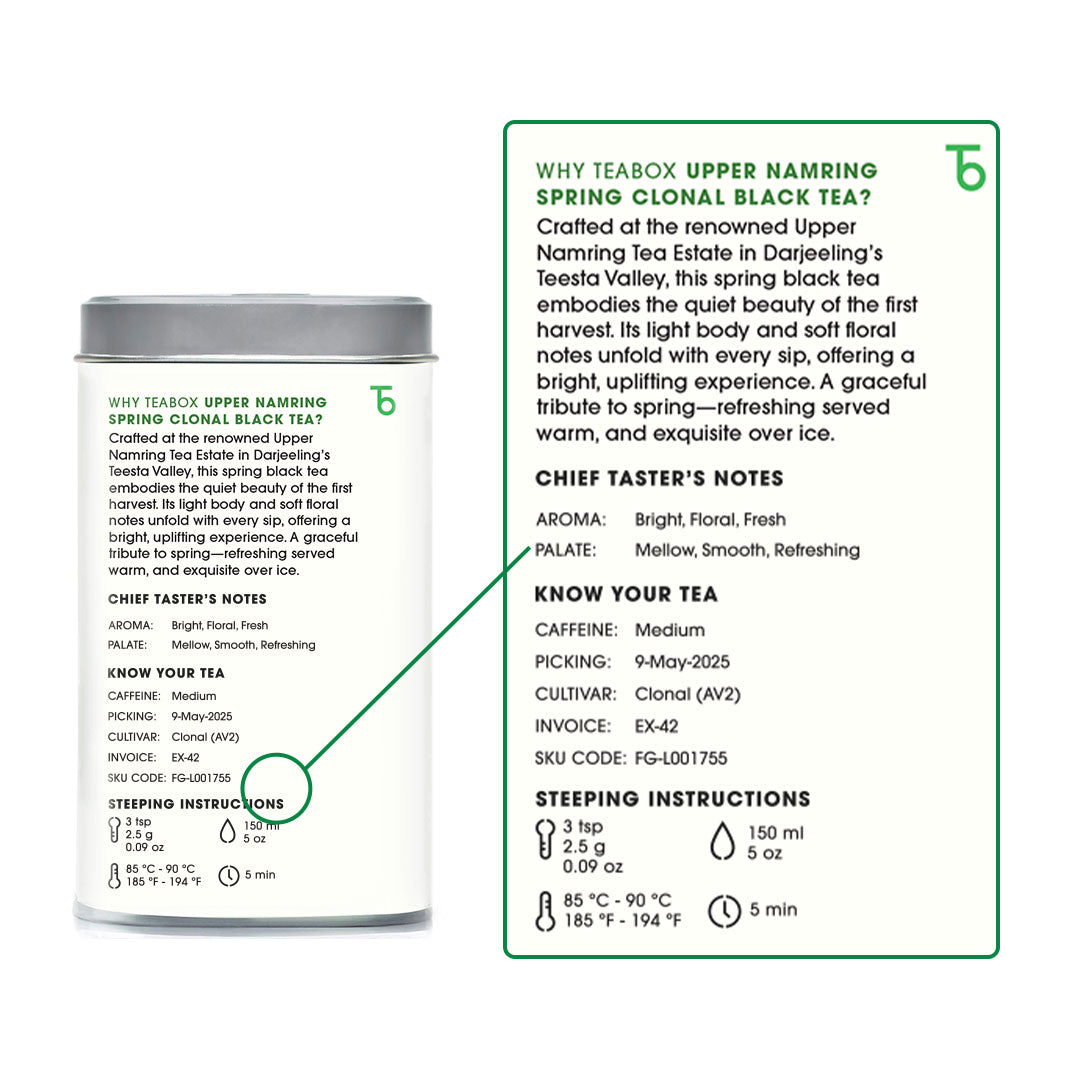 Darjeeling Upper Namring Spring Clonal Black (Signature Series)