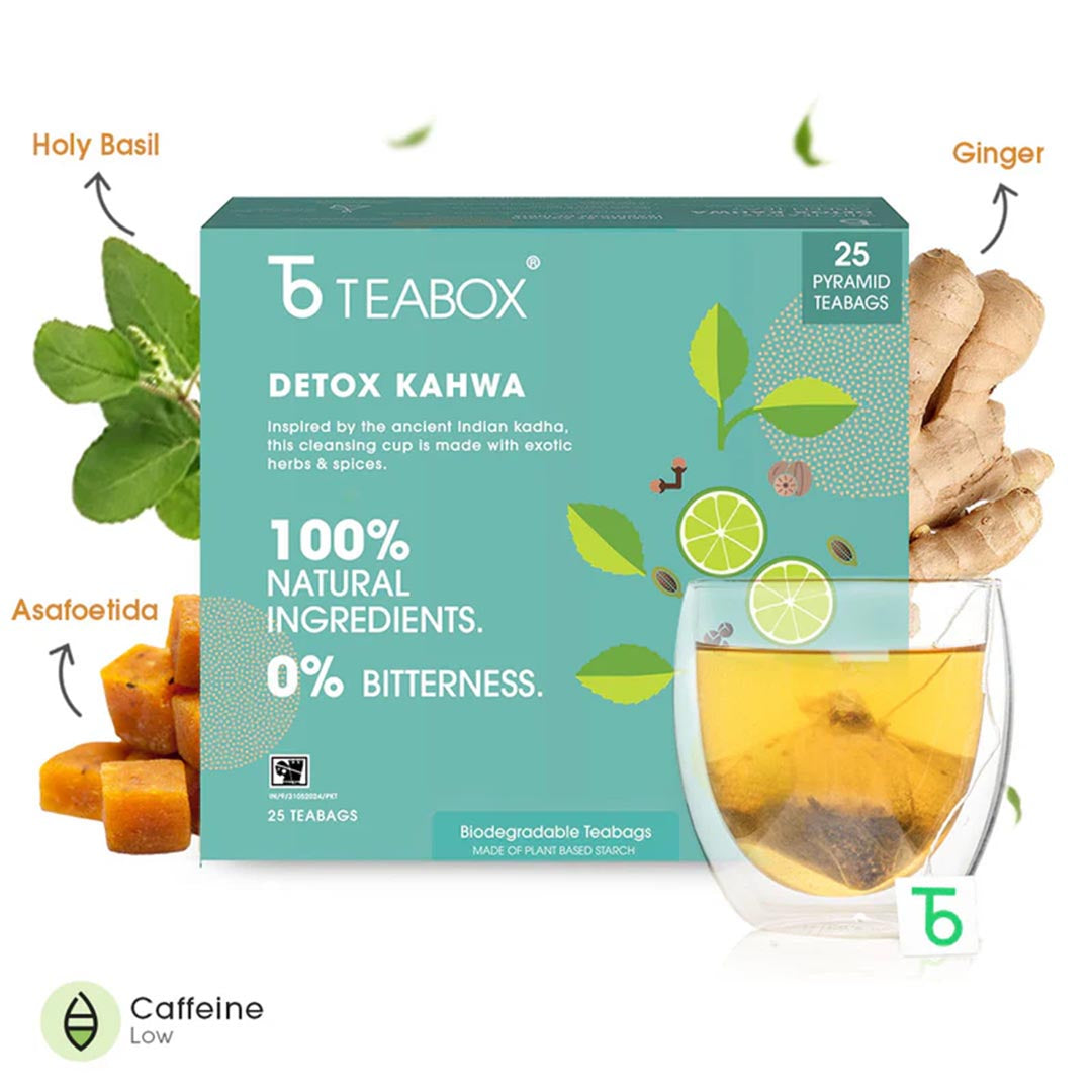 Green Tea Detox Kahwa (Teabags)