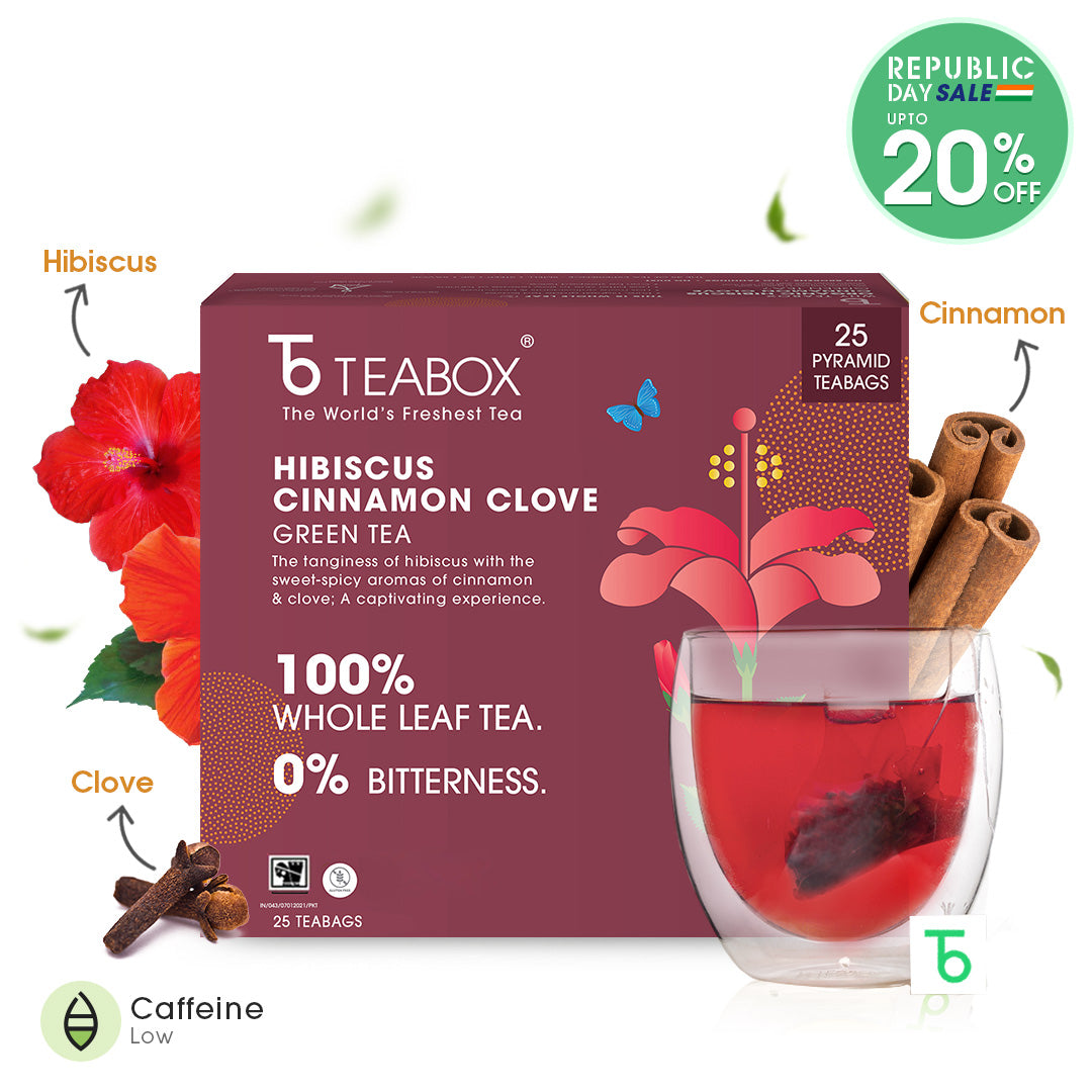 Hibiscus Cinnamon Clove Green (Teabags)
