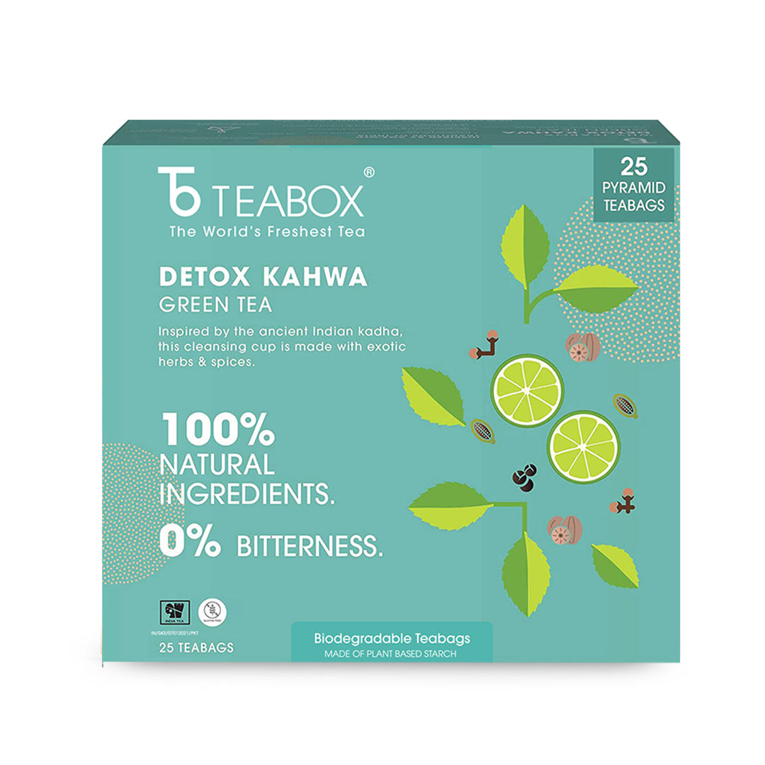 Green Tea Detox Kahwa (Teabags)