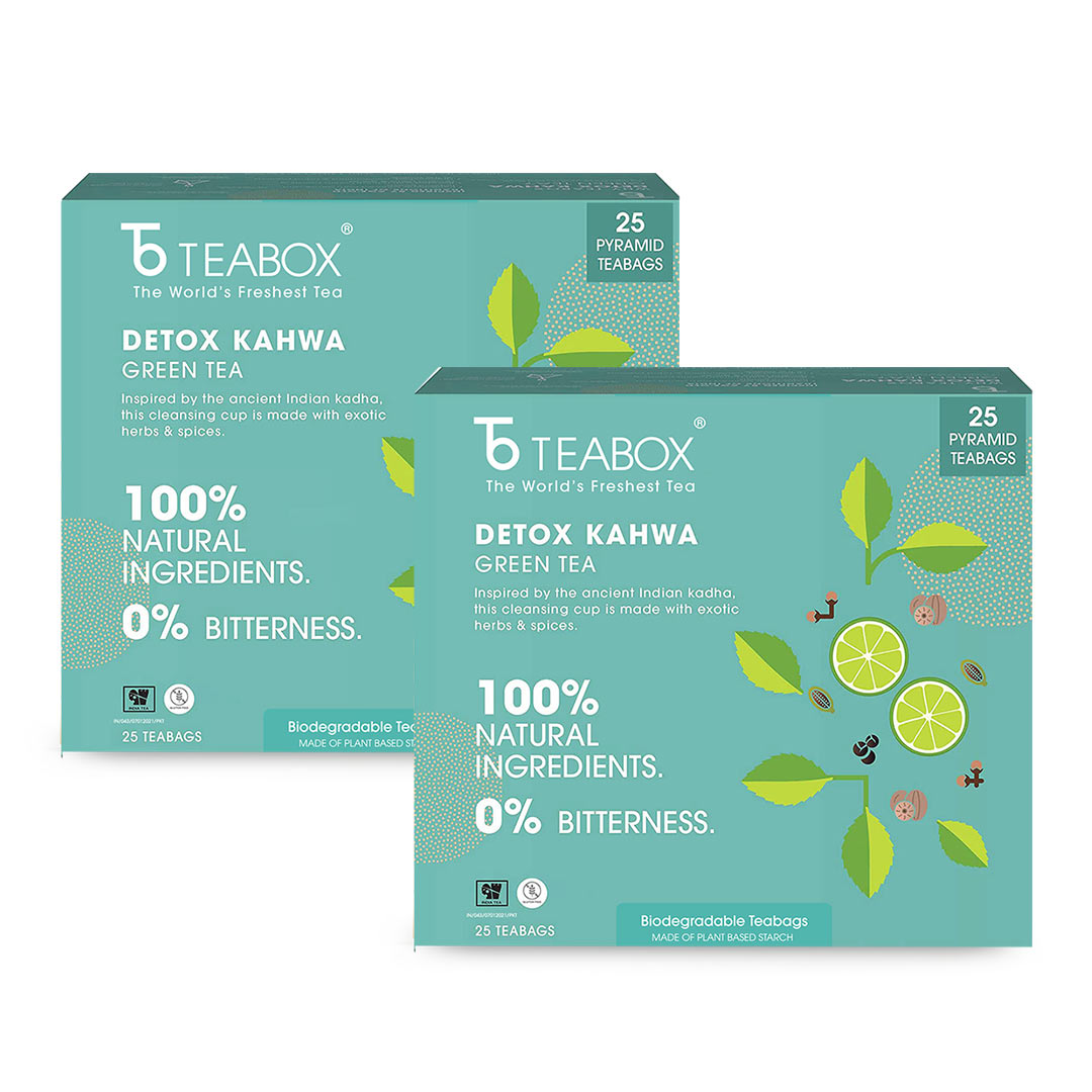 Green Tea Detox Kahwa (Teabags)