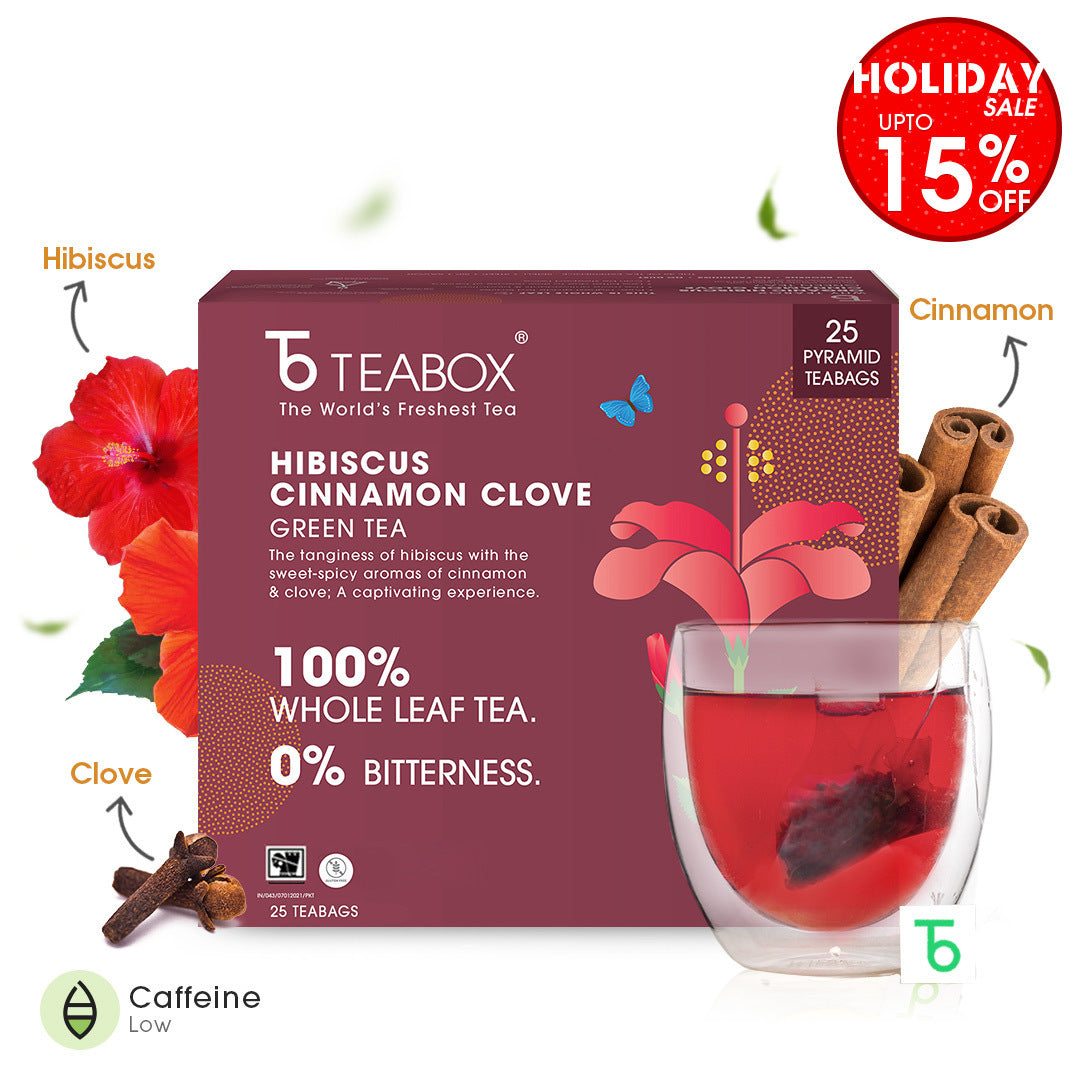 Hibiscus Cinnamon Clove Green (Teabags)