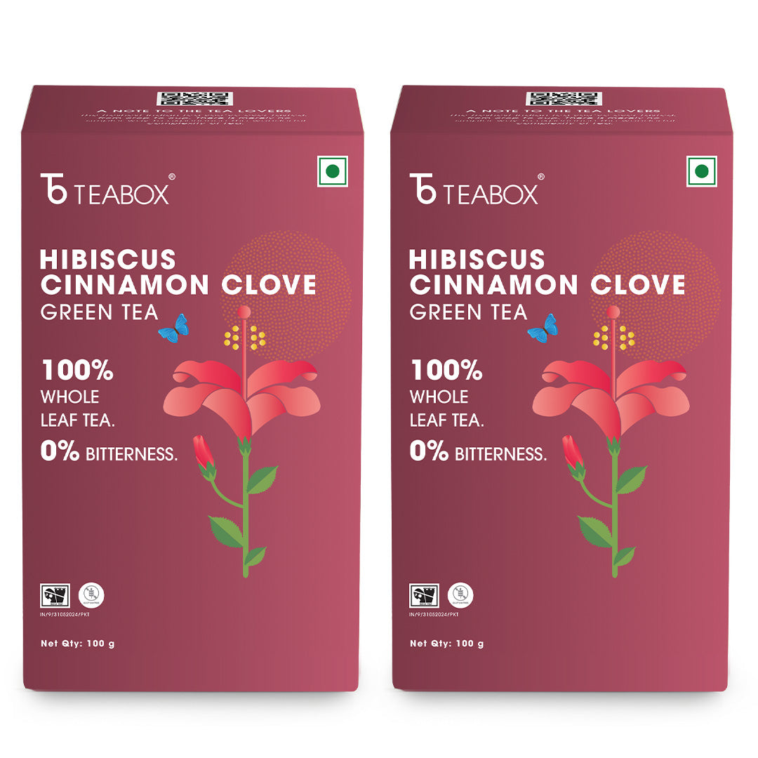 Green Tea Hibiscus Cinnamon Clove Energy