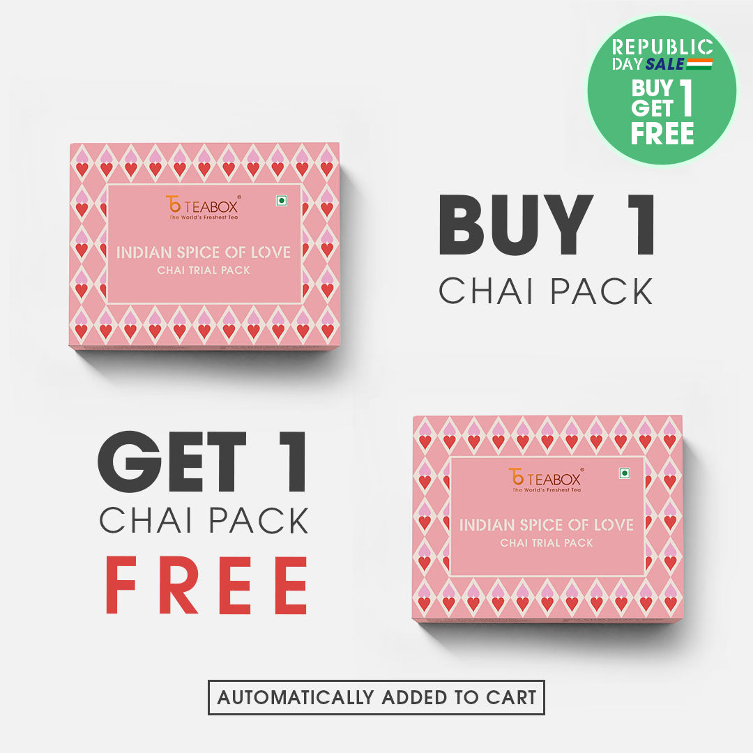Indian Spice Of Love Chai Trial Pack - Buy 10 Chais & Get 10 Chais Free (2 Boxes)