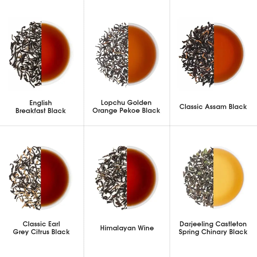 Indian Whole Leaf Trial Pack (Free Seidel Glass Tea Mug With Infuser & Ideal Teaspoon)