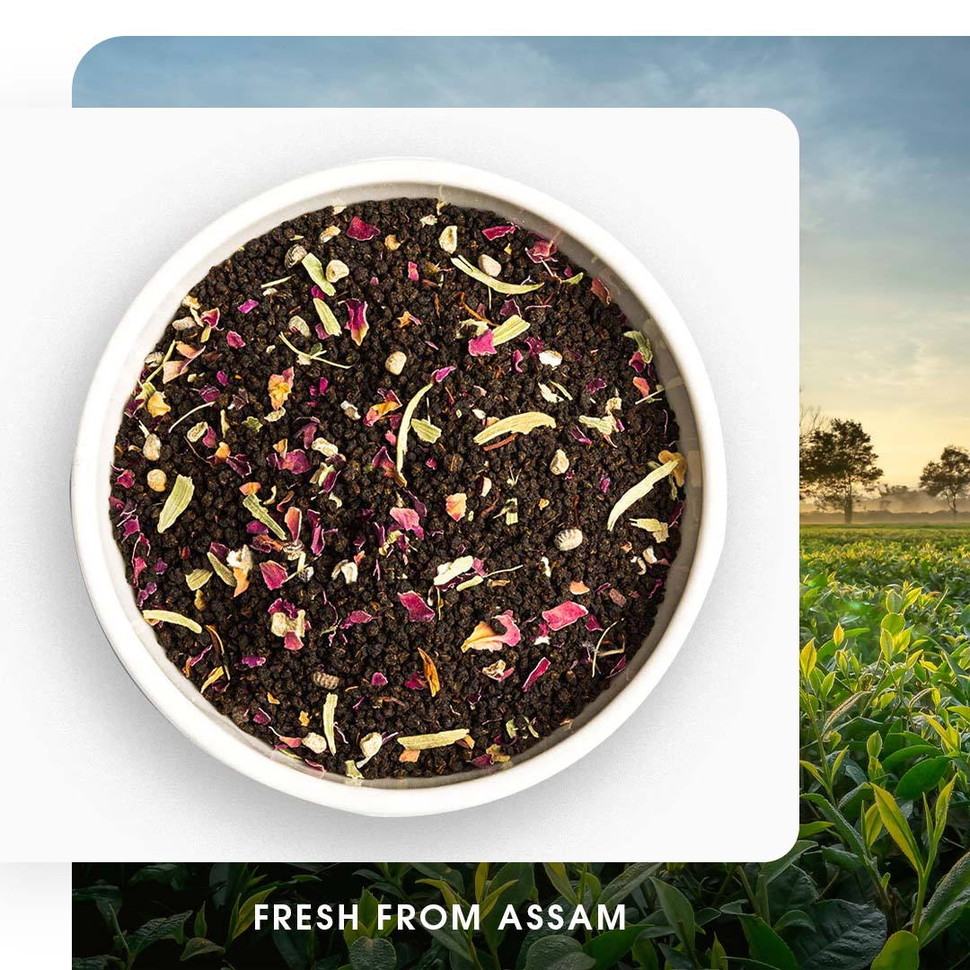 Kashmiri Saffron Rose Chai