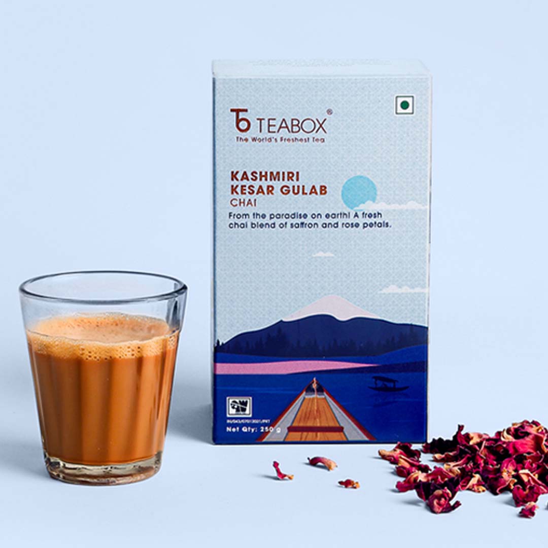 Kashmiri Saffron Rose Chai