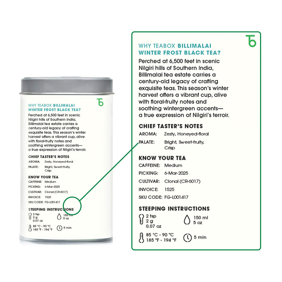 Nilgiri Billimalai Winter Frost Black