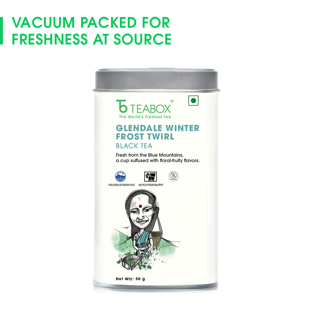 Nilgiri Glendale Winter Frost Twirl Black