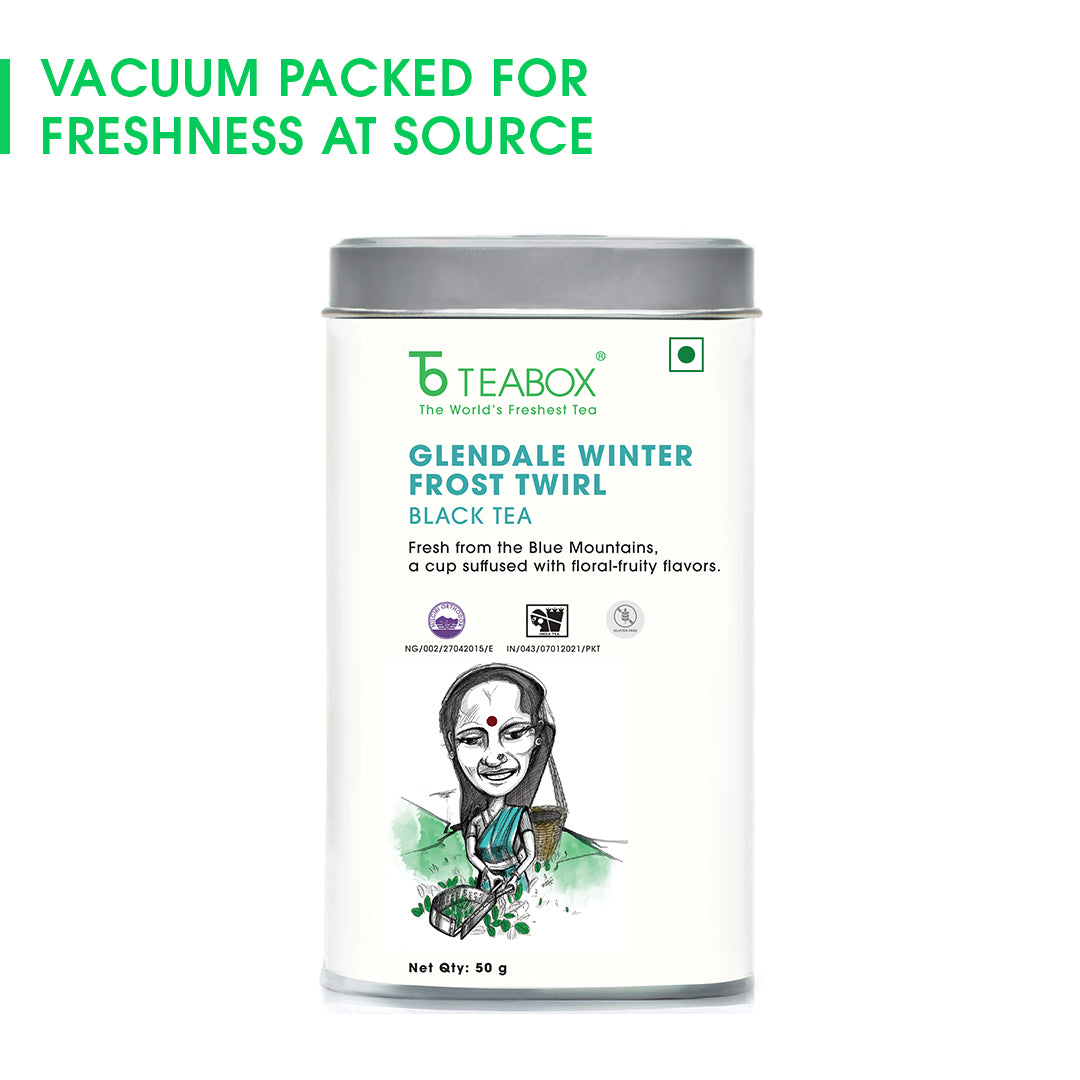 Nilgiri Glendale Winter Frost Twirl Black