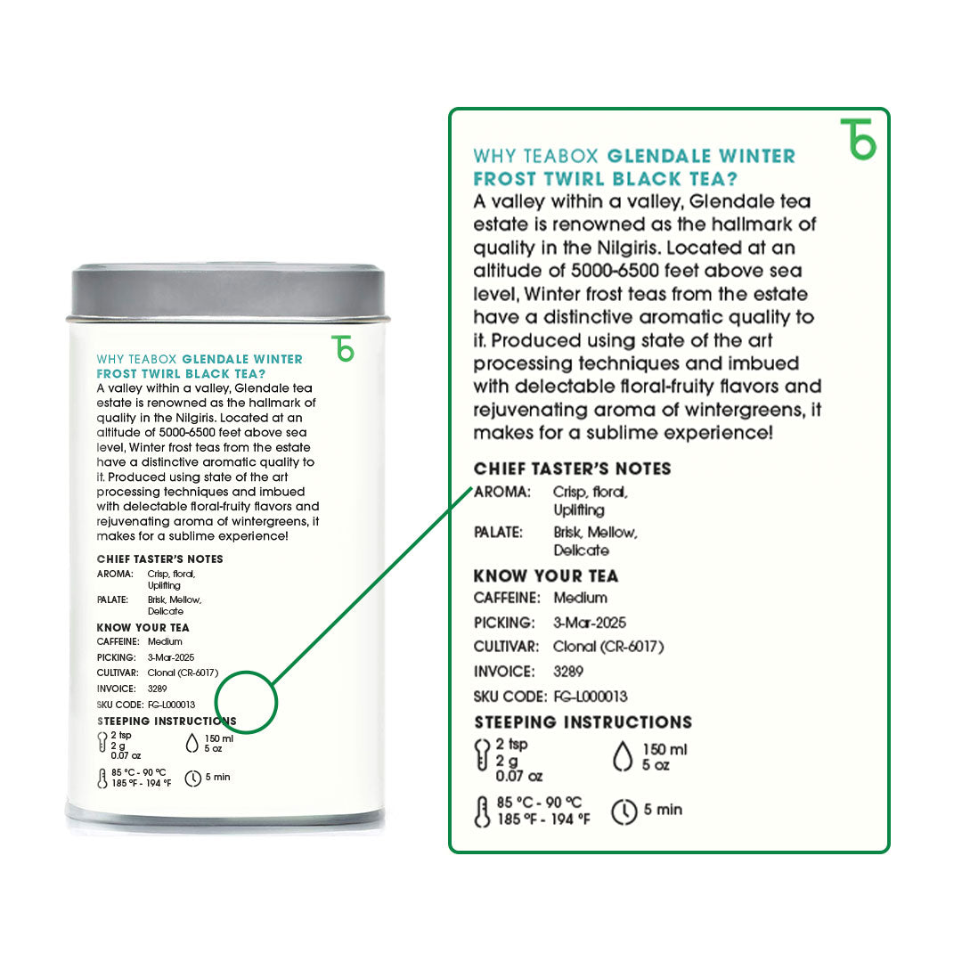 Nilgiri Glendale Winter Frost Twirl Black