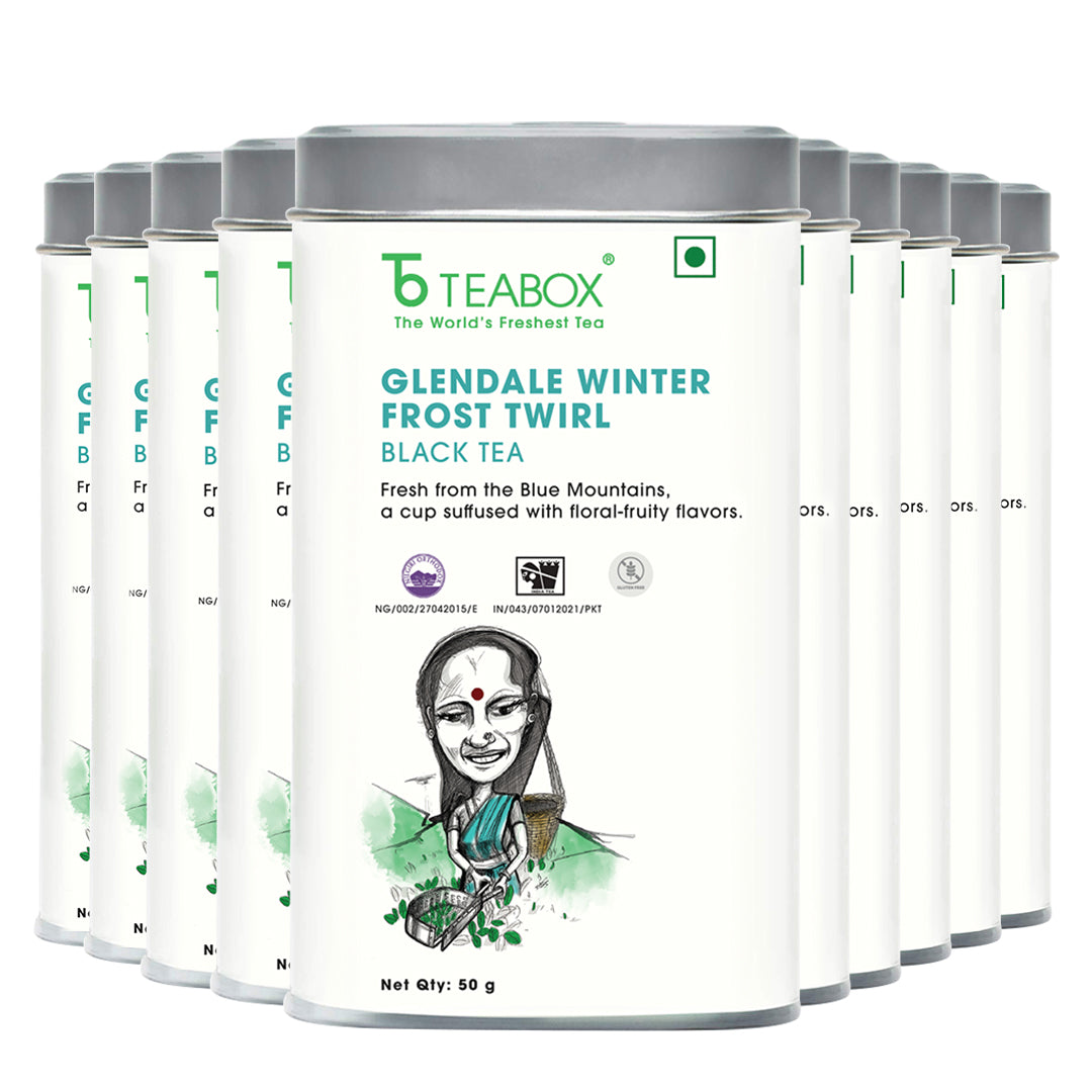 Nilgiri Glendale Winter Frost Twirl Black