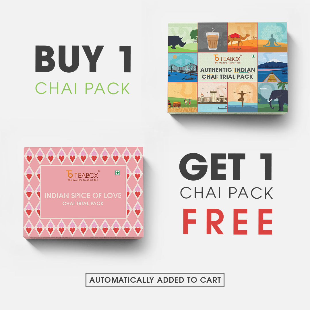 Authentic Indian Chai Sampler (Try One, Gift One)