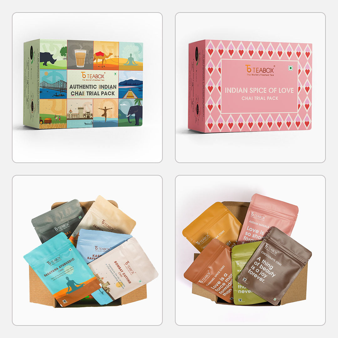 Authentic Indian Chai Sampler (Try One, Gift One)