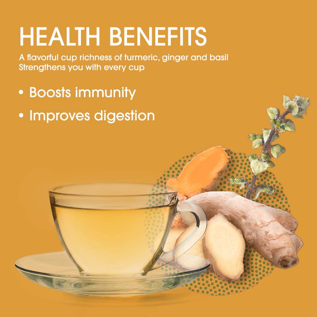 Green Tea Turmeric Ginger Tulsi Immunity