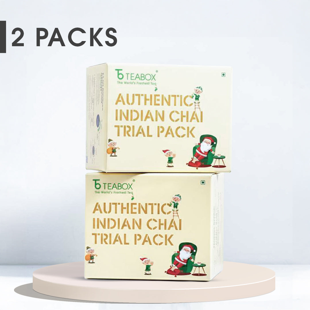 12 Days of Chai Advent Calendar (Free Valencia Glass Teacup & Ideal Teaspoon) 2 Pack