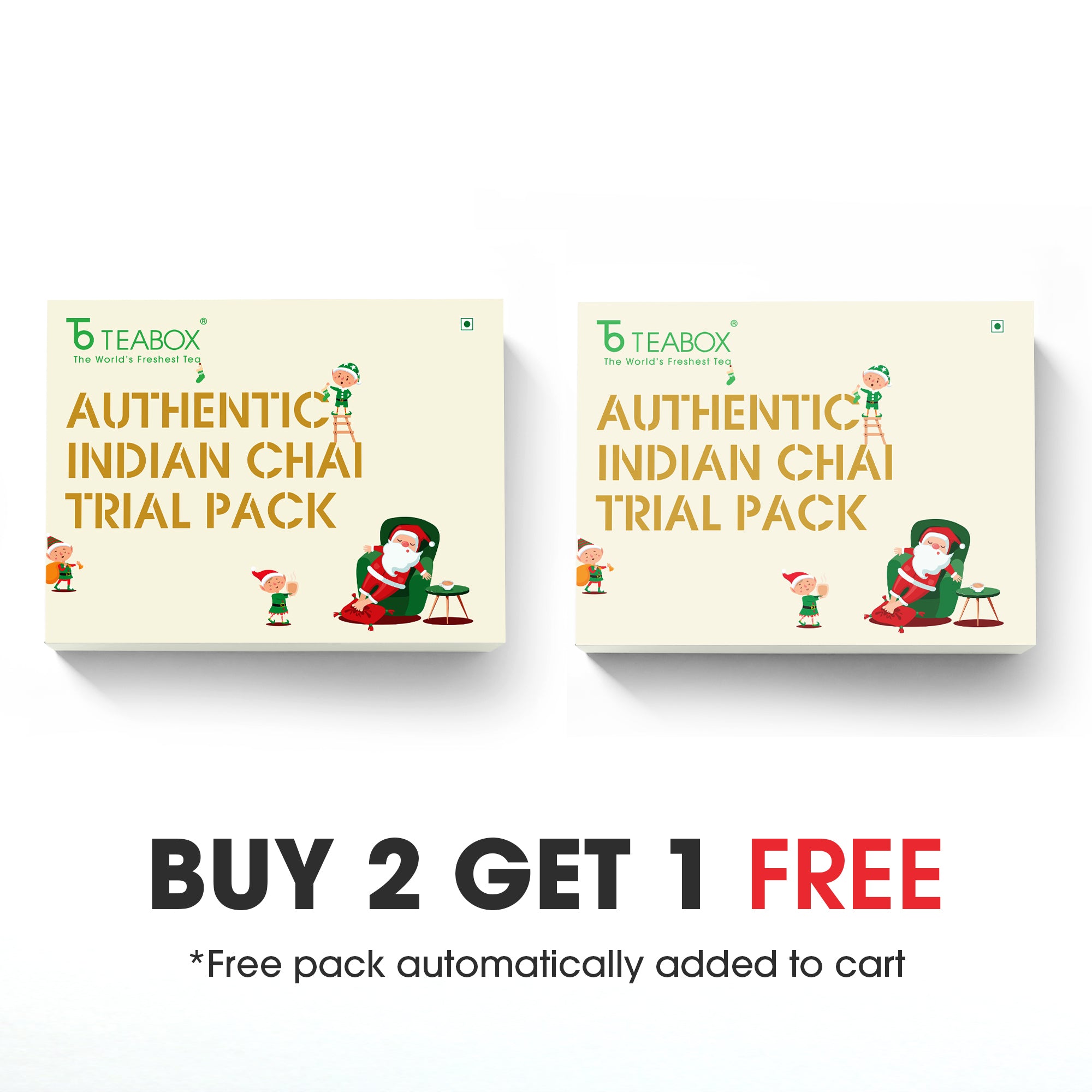 12 Days of Chai Advent Calendar (Free Valencia Glass Teacup & Ideal Teaspoon) x2