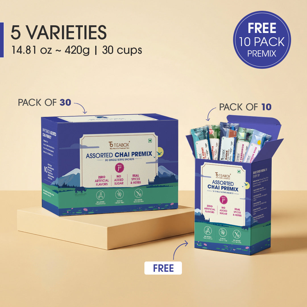 Instant Chai Latte Mix (Pack of 30 + 10 Free)