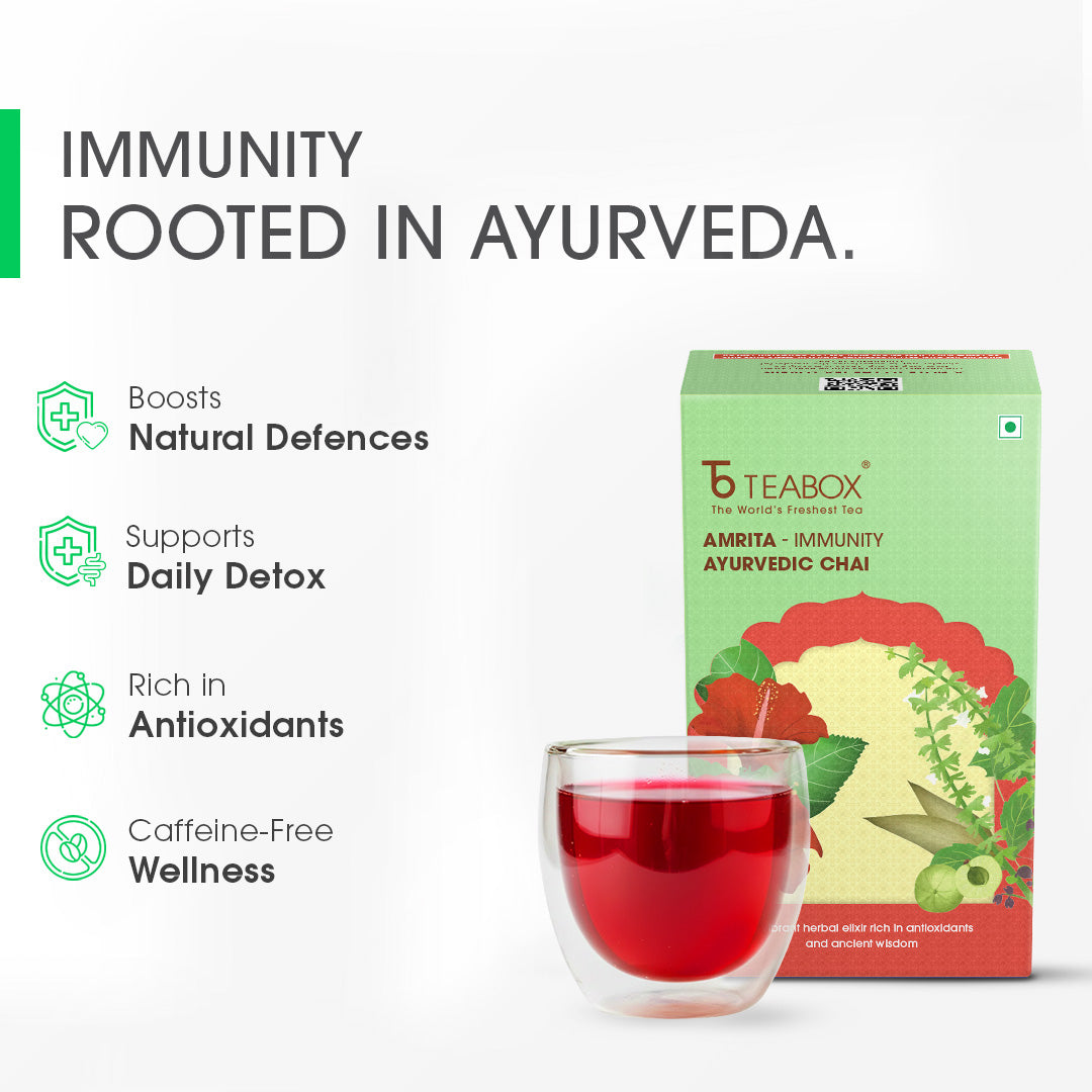 Buy 2026 Amrita Ayurvedic Chai Tea Online | 100% Caffeine-free