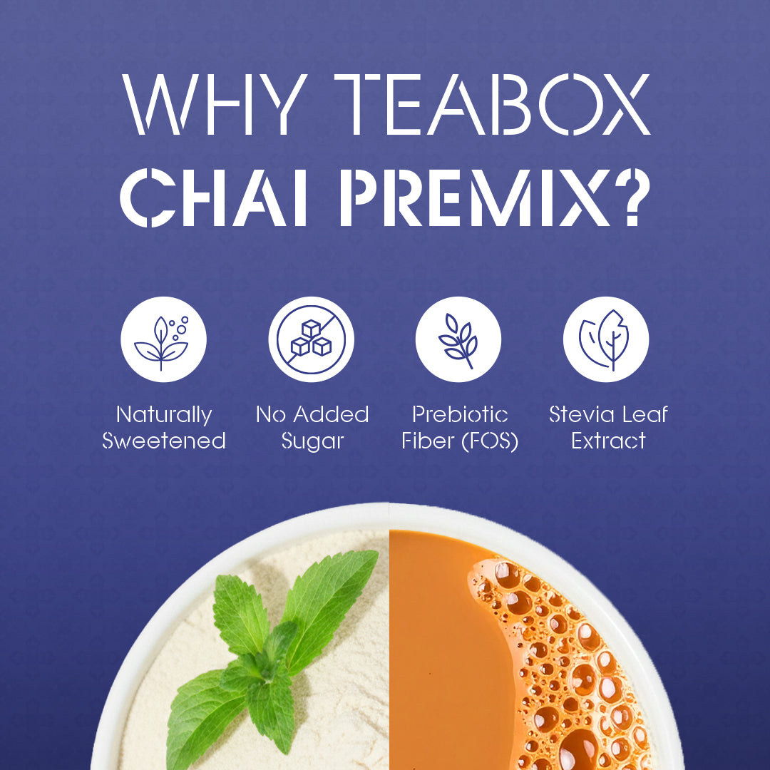 Teabox Assorted Chai Premix <br> (30 Single Serve Sachets)