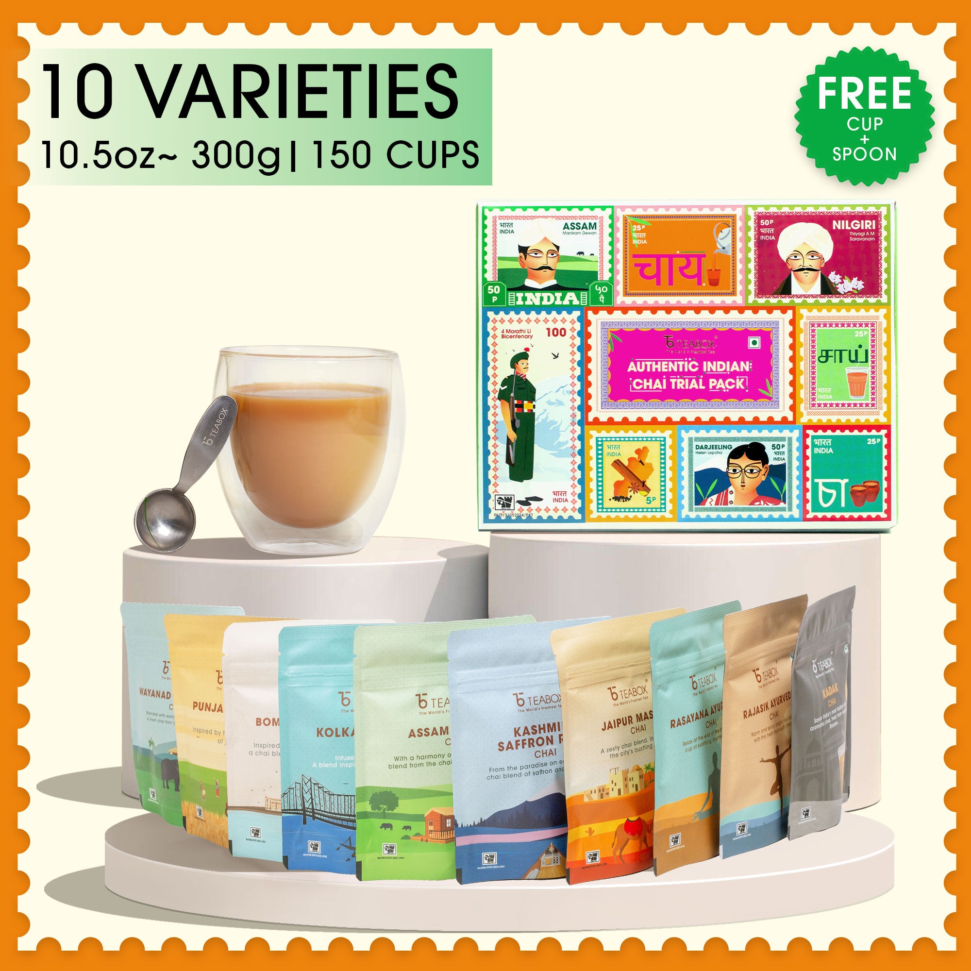 Authentic Indian Chai Trial Pack (Independence Day Edition)
