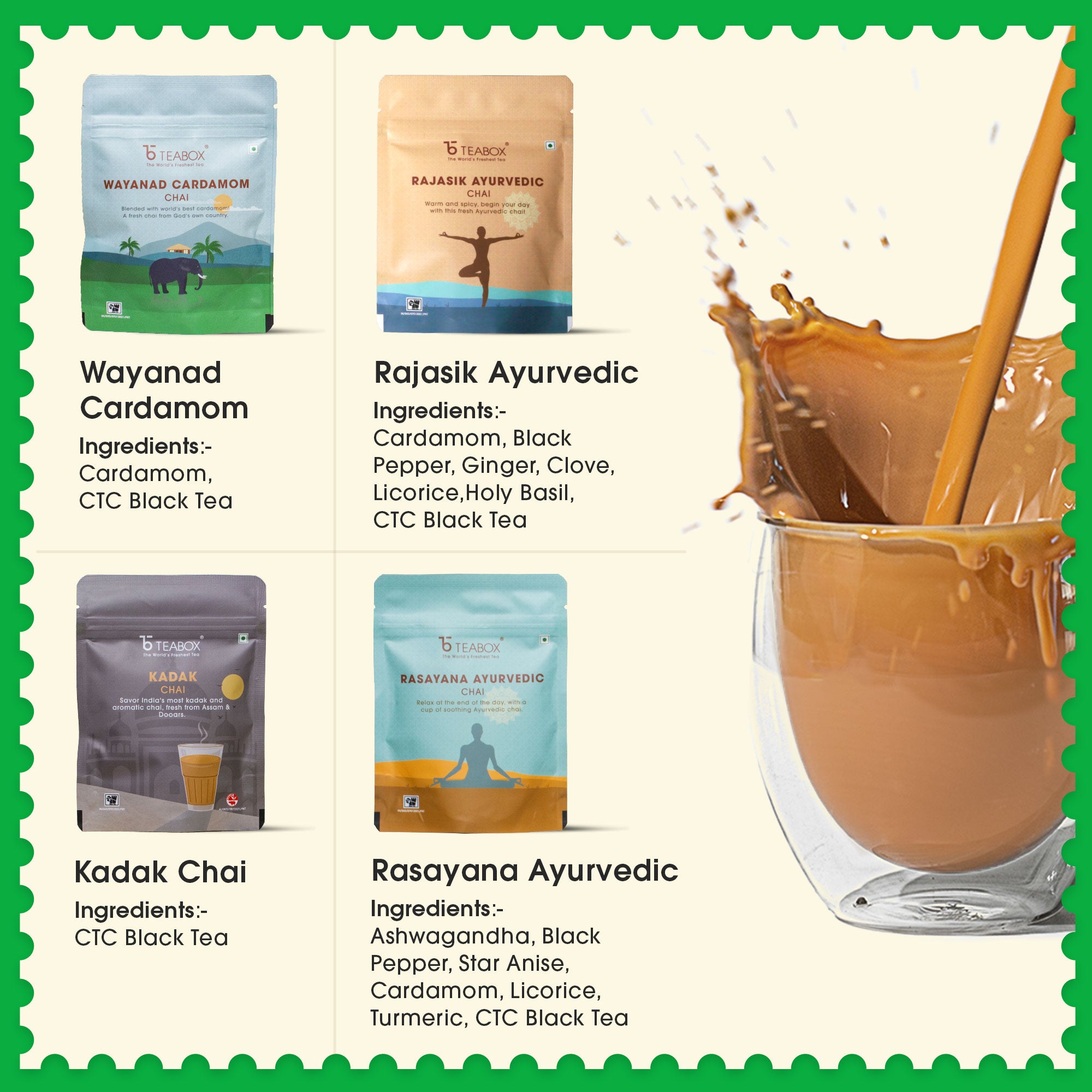 Authentic Indian Chai Trial Pack (Independence Day Edition)