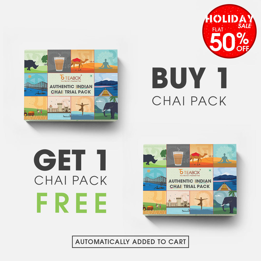 Authentic Indian Chai Trial Pack - Buy 10 Chais & Get 10 Chais Free (2 Boxes)