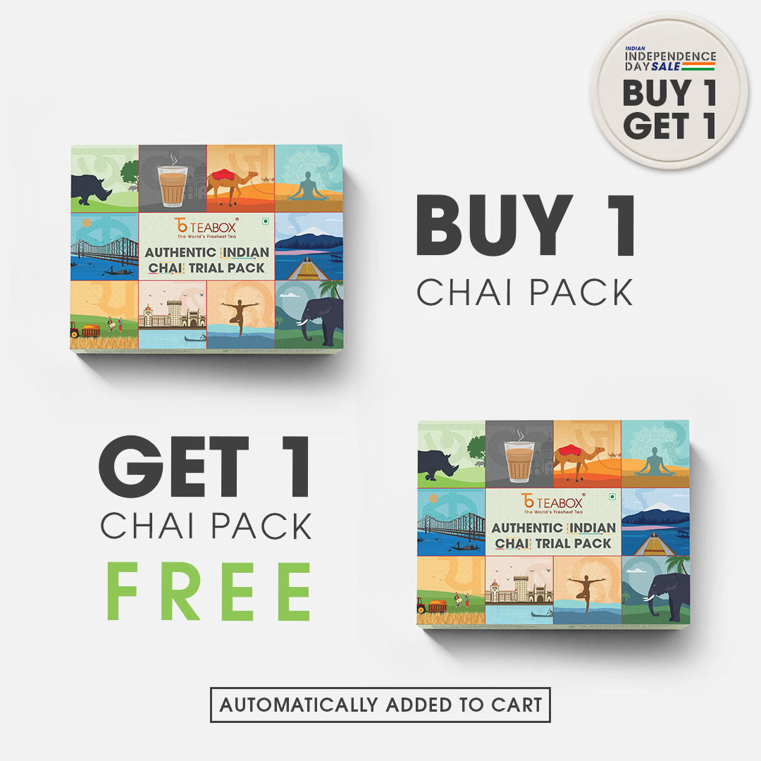 Authentic Indian Chai Trial Pack - Buy 10 Chais & Get 10 Chais Free (2 Boxes)