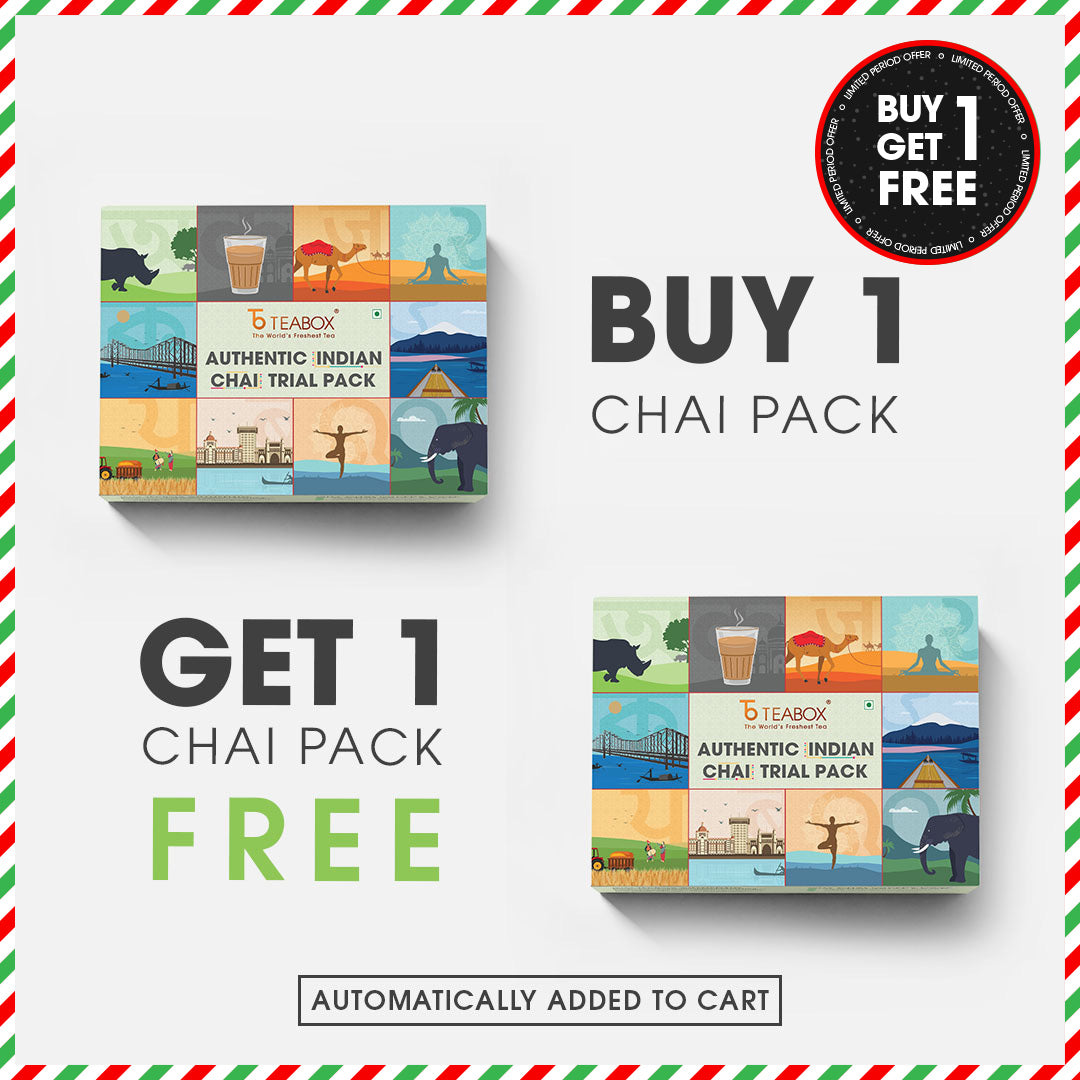 Authentic Indian Chai Trial Pack - Buy 10 Chais & Get 10 Chais Free (2 Boxes)