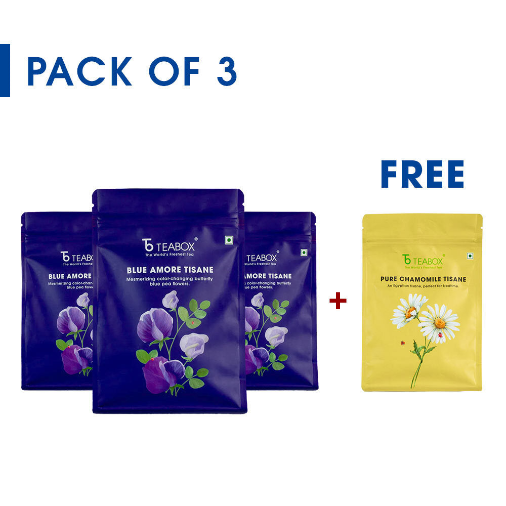 Butterfly Blue Pea Flower (Free Chamomile Pack)