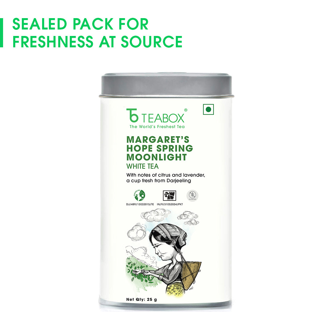 Darjeeling Margaret's Hope Spring Moonlight White