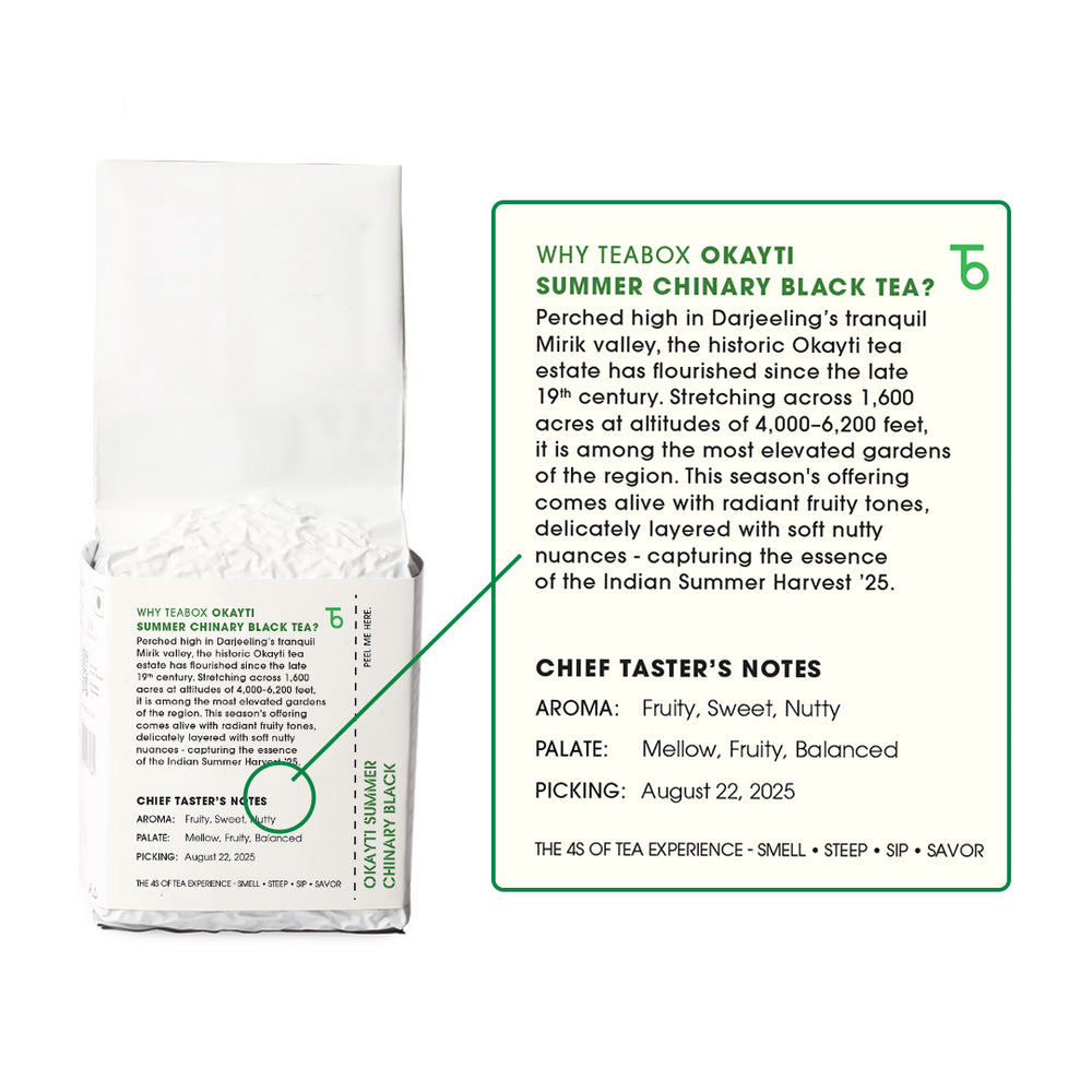 Buy 2025 Darjeeling Okayti Summer Chinary Black Tea Online | Teabox