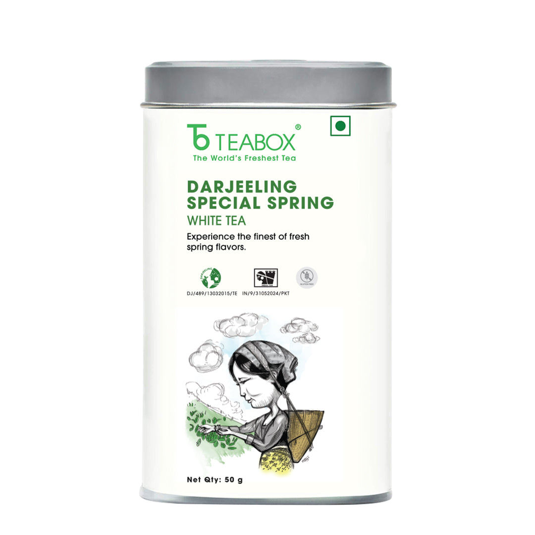 Buy 2026 Darjeeling Special Spring White Tea Online | Teabox